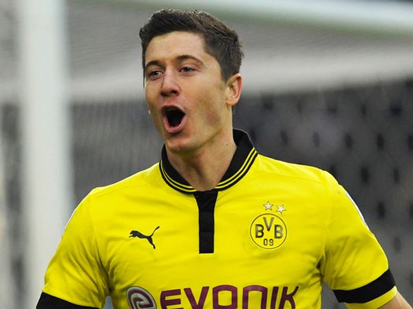 Robert Lewandowski là một trong những cầu thủ nổi tiếng của Borussia Dortmund
