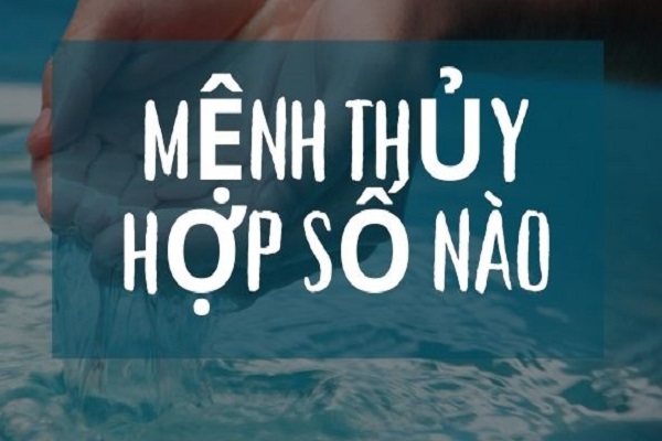 mệnh thủy hợp số nào