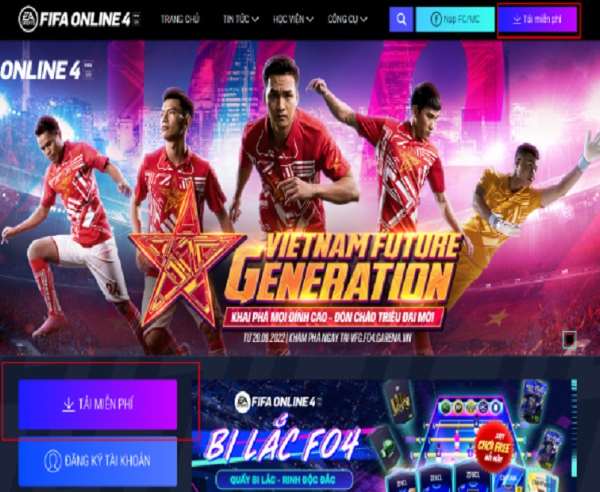 Cách tải fifa online 4 nhanh nhất từ trang chính thức