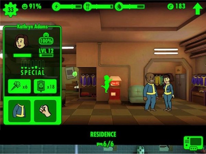 Game cho dân văn phòng Fallout Shelter