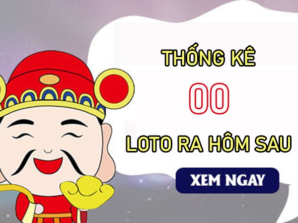 Thống kê GĐB về 00 hôm sau thường xuất hiện cặp số nào?